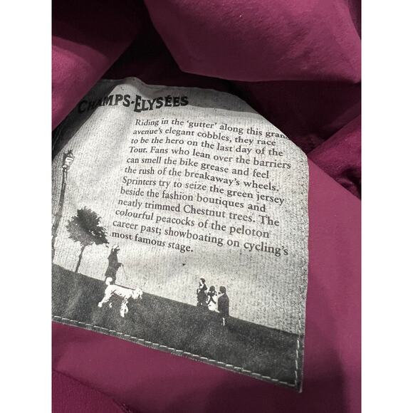 Rapha Jacket Womens Small Classic Wind Zip Cycling Windbreak Plum Purple - Picture 14 of 14